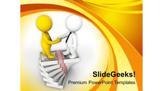 Make A Financial Deal PowerPoint Templates Ppt Backgrounds For Slides 0613