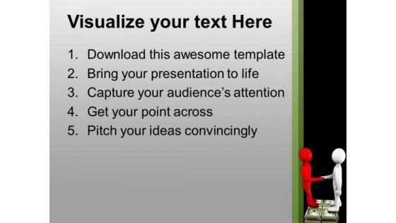 Make A Financial Relationship PowerPoint Templates Ppt Backgrounds For Slides 0613