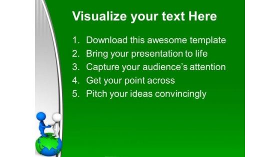 Make A Global Deal For Business Growth PowerPoint Templates Ppt Backgrounds For Slides 0613