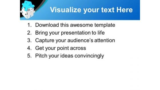 Make A Good Home With Honest Effort PowerPoint Templates Ppt Backgrounds For Slides 0613