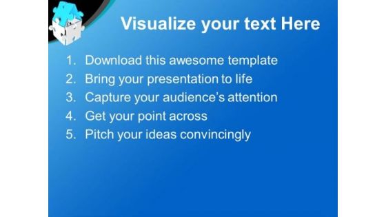 Make A Good Home With Honest Effort PowerPoint Templates Ppt Backgrounds For Slides 0613