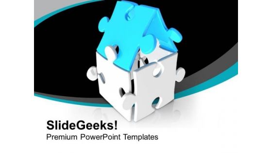 Make A Good Home With Honest Effort PowerPoint Templates Ppt Backgrounds For Slides 0613