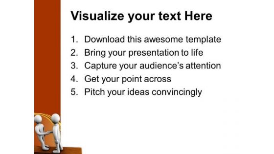 Make A Good Partner In Business PowerPoint Templates Ppt Backgrounds For Slides 0613