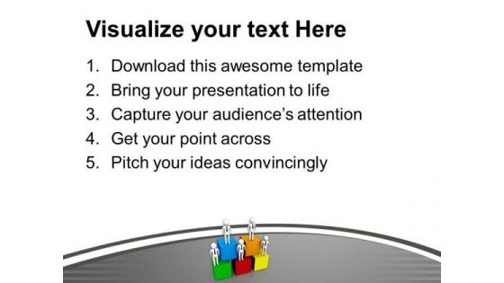 Make A Hierarchy In Business PowerPoint Templates Ppt Backgrounds For Slides 0713