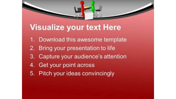 Make A Partners In Business PowerPoint Templates Ppt Backgrounds For Slides 0613