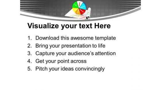 Make A Pie Graph For Business Result PowerPoint Templates Ppt Backgrounds For Slides 0713
