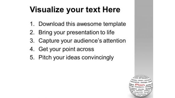 Make A Plan For Business Growth PowerPoint Templates Ppt Backgrounds For Slides 0513