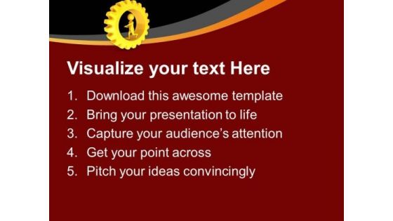 Make A Unidirectional Path PowerPoint Templates Ppt Backgrounds For Slides 0613