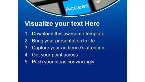 Make Access Difficult For Protection PowerPoint Templates Ppt Backgrounds For Slides 0513