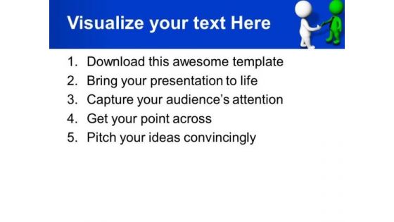 Make An Agreement With Your Clients PowerPoint Templates Ppt Backgrounds For Slides 0613