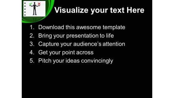 Make Business Choice Right Or Wrong PowerPoint Templates Ppt Backgrounds For Slides 0313