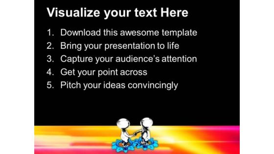 Make Business Partners For Success PowerPoint Templates Ppt Backgrounds For Slides 0513