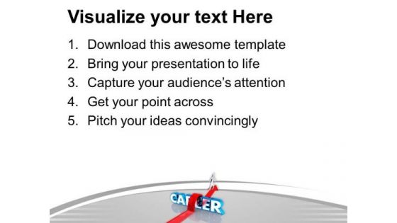 Make Career With Jump Hindrance PowerPoint Templates Ppt Backgrounds For Slides 0513