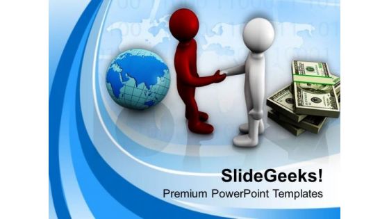 Make Deals For Financial Growth PowerPoint Templates Ppt Backgrounds For Slides 0413