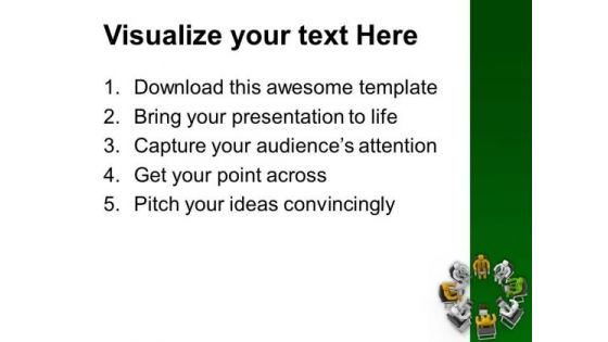 Make Diversity In Team PowerPoint Templates Ppt Backgrounds For Slides 0613