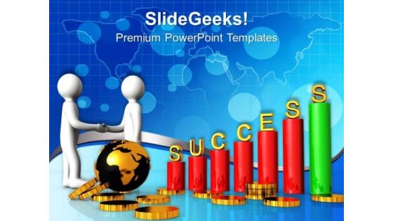 Make Global Relation For Business Growth PowerPoint Templates Ppt Backgrounds For Slides 0613