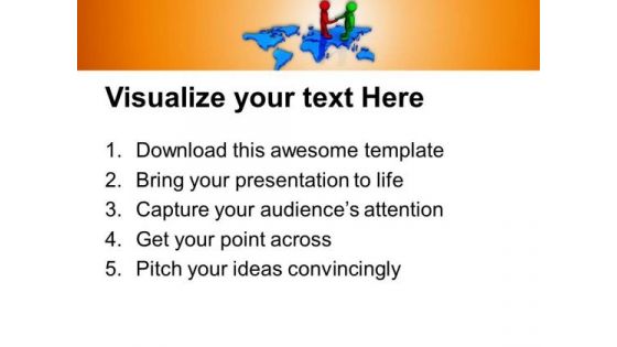 Make Global Relations For Successful Business PowerPoint Templates Ppt Backgrounds For Slides 0613