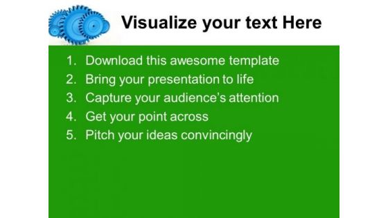 Make Good Gear For Process Control PowerPoint Templates Ppt Backgrounds For Slides 0613