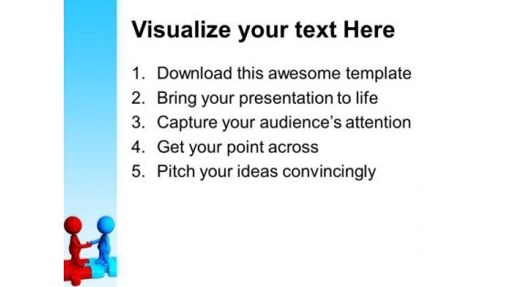 Make Good Partneship With Clients PowerPoint Templates Ppt Backgrounds For Slides 0613