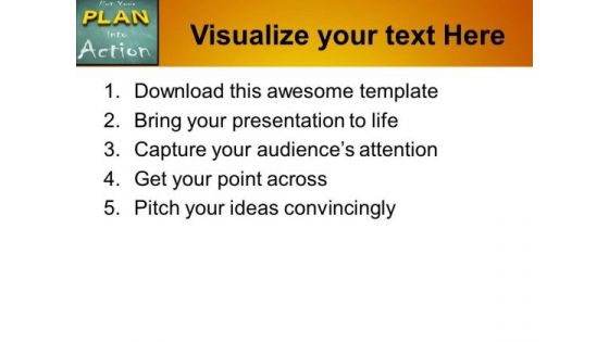 Make It Work Concept On Marketing PowerPoint Templates Ppt Backgrounds For Slides 0413