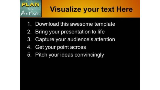 Make It Work Concept On Marketing PowerPoint Templates Ppt Backgrounds For Slides 0413