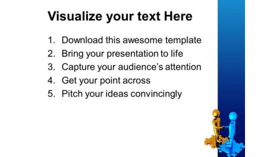 Make Partnership For Business Growth PowerPoint Templates Ppt Backgrounds For Slides 0613