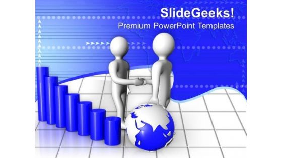 Make Result Based Global Relation PowerPoint Templates Ppt Backgrounds For Slides 0713