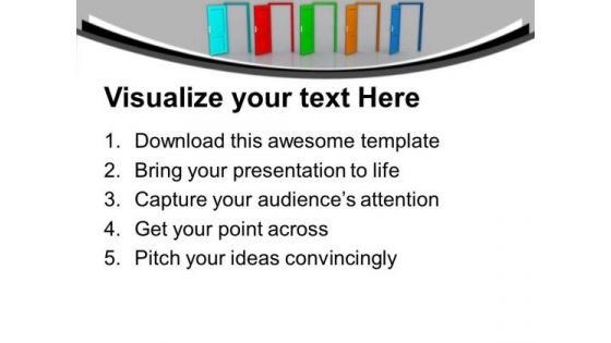 Make Your Choice Four Options PowerPoint Templates Ppt Backgrounds For Slides 0313