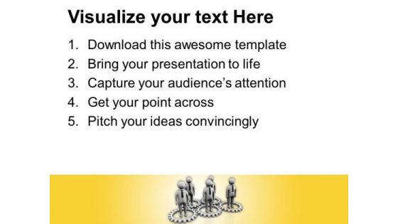 Make Your Circle Of Work PowerPoint Templates Ppt Backgrounds For Slides 0413