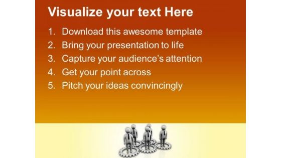 Make Your Circle Of Work PowerPoint Templates Ppt Backgrounds For Slides 0413