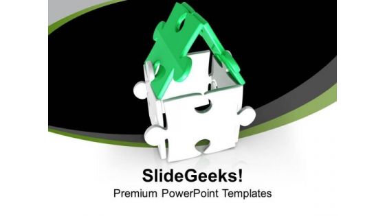 Make Your Home With All Efforts PowerPoint Templates Ppt Backgrounds For Slides 0513