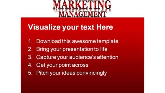 Maketing Management Business PowerPoint Backgrounds And Templates 0111