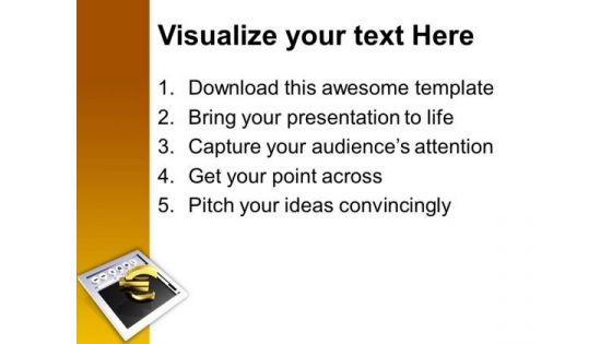 Making Money Online Euros PowerPoint Templates And PowerPoint Themes 1012