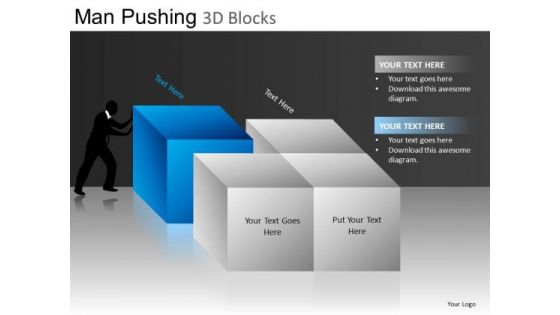 Man Constructing Solution PowerPoint Templates Ppt Slides