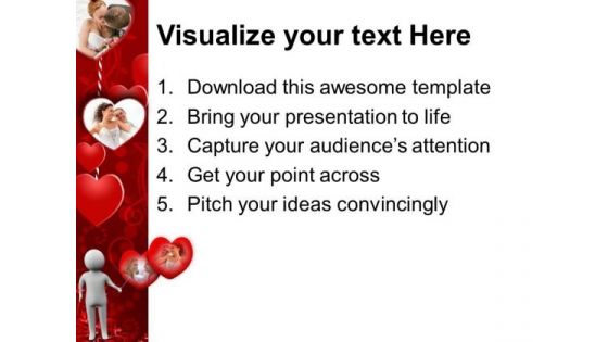 Man Explaining The Love PowerPoint Templates Ppt Backgrounds For Slides 0213