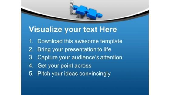 Man Finds Solution PowerPoint Templates Ppt Backgrounds For Slides 0713