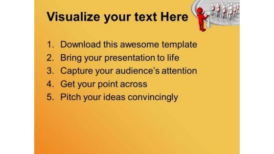 Man Giving Speach In A Conference PowerPoint Templates Ppt Backgrounds For Slides 0713