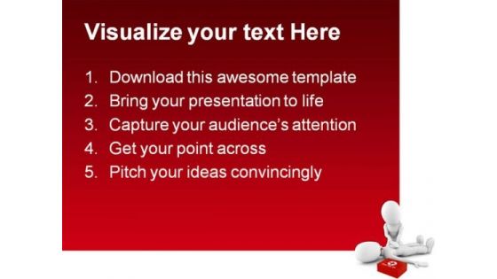 Man Providing First Aid Medical PowerPoint Templates And PowerPoint Backgrounds 0211