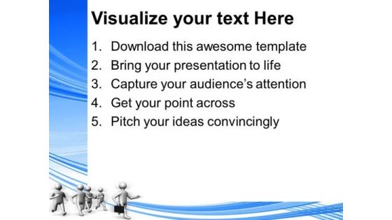 Man Running Success PowerPoint Templates And PowerPoint Themes 0612