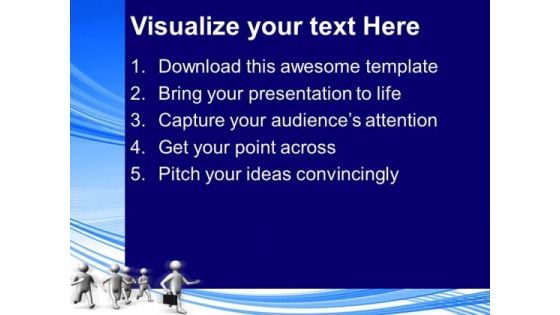 Man Running Success PowerPoint Templates And PowerPoint Themes 0612