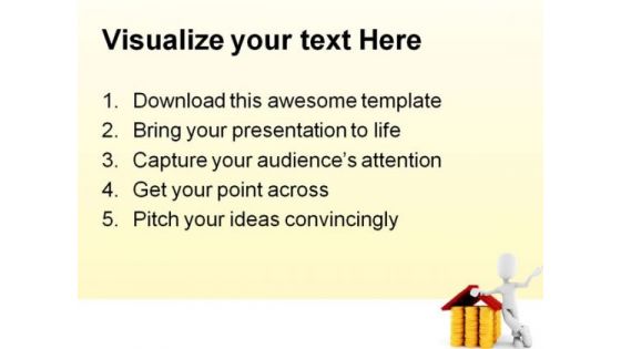 Man Saving Money Finance PowerPoint Themes And PowerPoint Slides 0211
