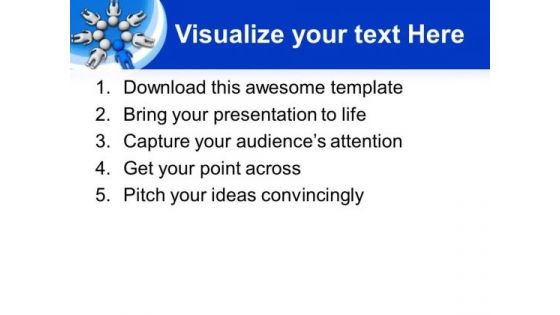 Man Together Teamwork PowerPoint Templates And PowerPoint Themes 0612