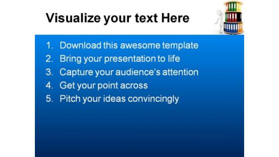 Man Trying To Grab Education PowerPoint Templates And PowerPoint Backgrounds 0211