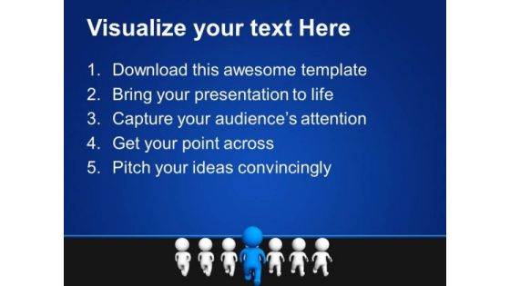 Man Winning Race Leadership PowerPoint Templates And PowerPoint Themes 0712