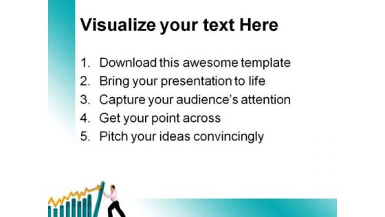 Man With A Graphic Business PowerPoint Templates And PowerPoint Backgrounds 0611