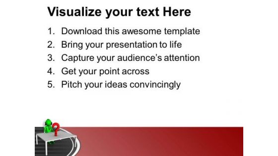 Man With An Idea In His Mind PowerPoint Templates Ppt Backgrounds For Slides 0713