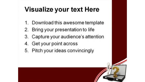 Man With Question Mark Business PowerPoint Themes And PowerPoint Slides 0211
