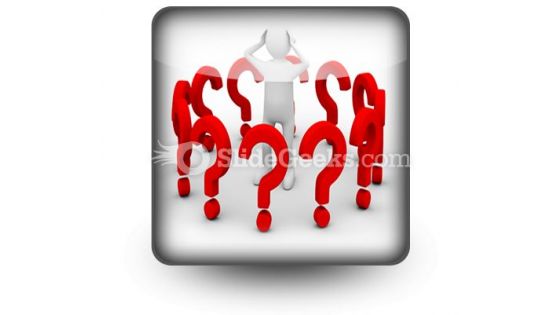 Man With Question PowerPoint Icon S