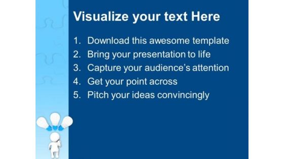 Man With Solutions Business PowerPoint Templates Ppt Backgrounds For Slides 0413