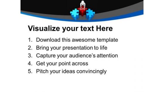 Manage To Fix Solution For Problem PowerPoint Templates Ppt Backgrounds For Slides 0513